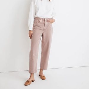 Madewell Balloon Jeans: Garment-Dyed Edition Dusty Mauve Size 32